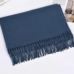 Écharpe Bleu Cashmère