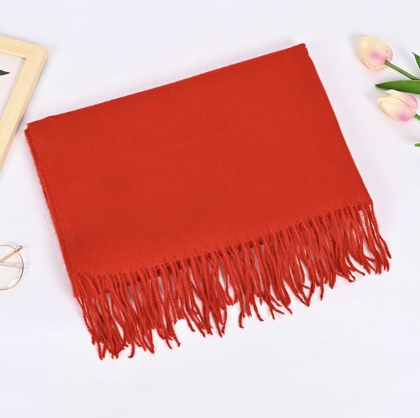 Écharpe Rouge Cashmère