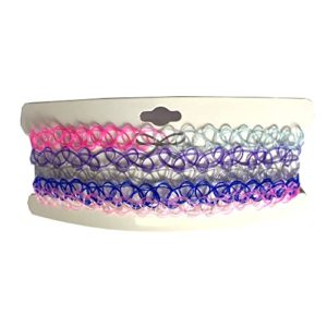discount france Accessoires de Mode pour femme Ras du cou Elastic 5 colors