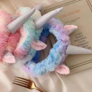 discount france Accessoires de Mode pour femme Bandeau Unicorn bleu