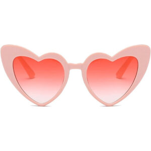 Lunettes de soleil en forme de Coeur Couleur Pink
