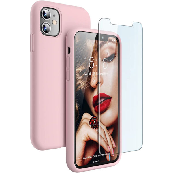 coque iphone11 rose